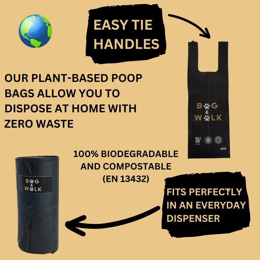 Bag & Walk 60 To 360 Bags - Extra Thick Dog Poo Bags - Lemon Scented For Dogs - Image 7