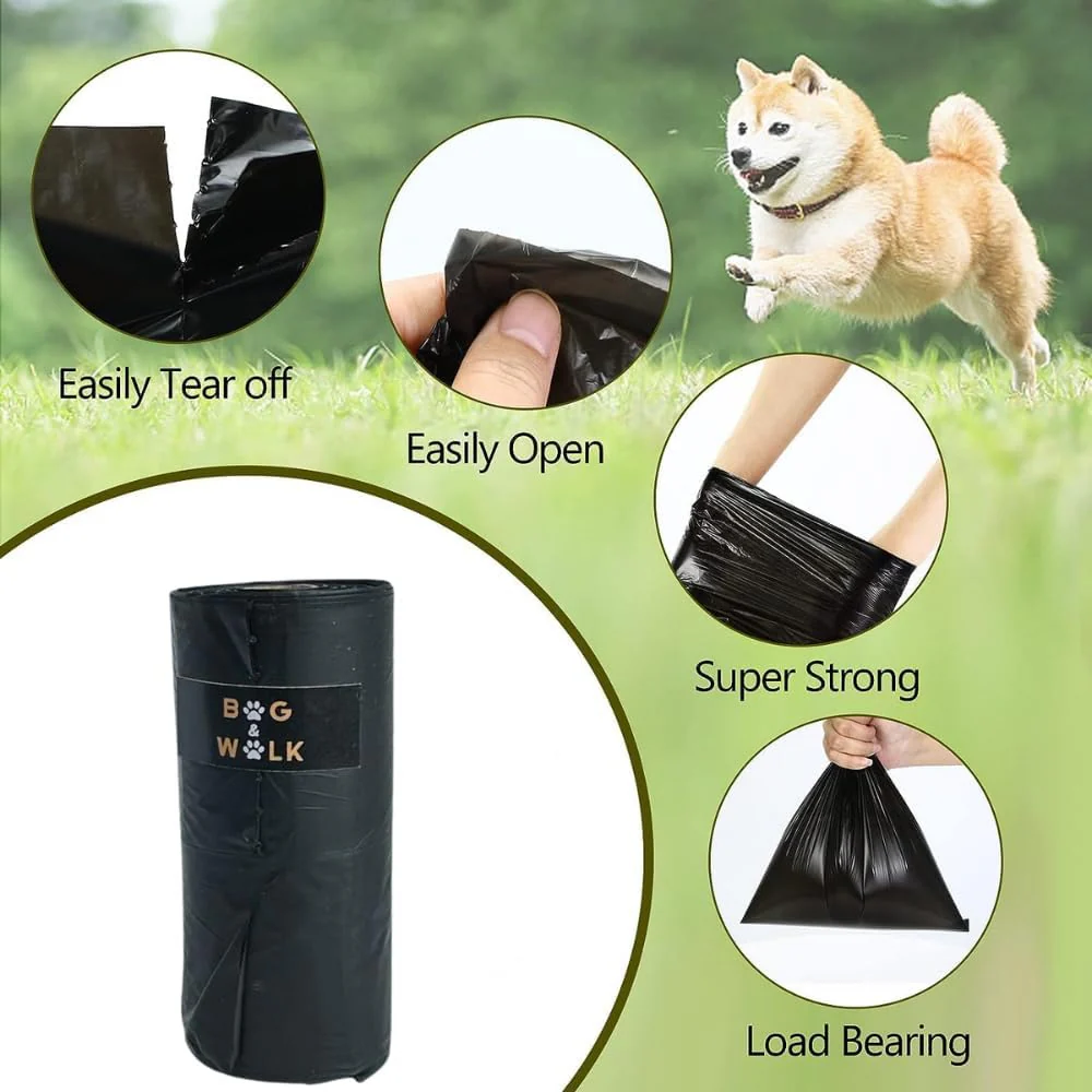 Bag & Walk 60 To 360 Bags - Extra Thick Dog Poo Bags - Lemon Scented For Dogs - Image 8