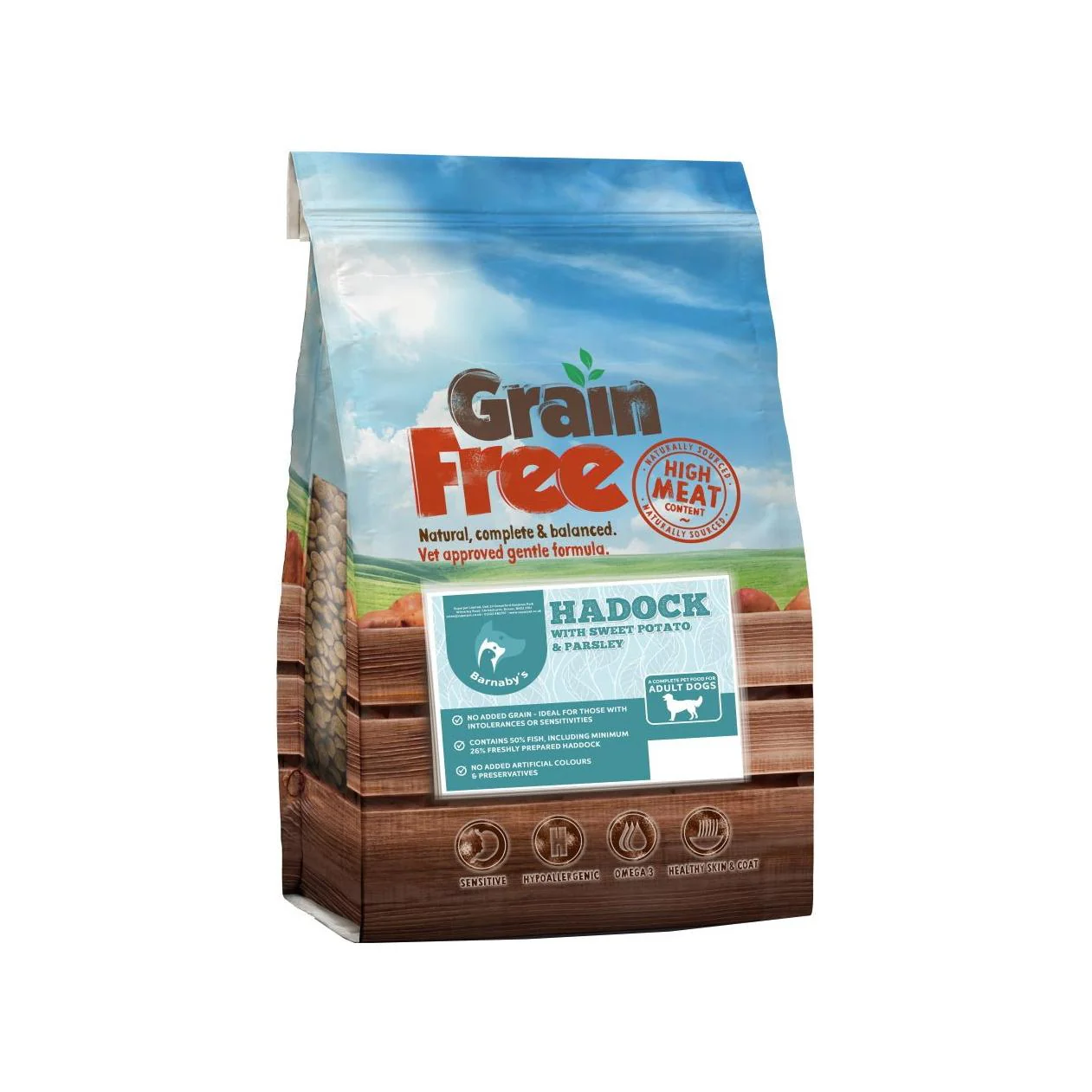 Barnaby's Adult Grain Free Haddock with Sweet Potato & Parsley 12kg