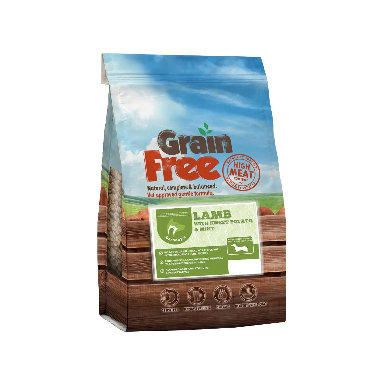 Barnaby's Small Breed Grain Free Lamb with Sweet Potato & Mint 6kg