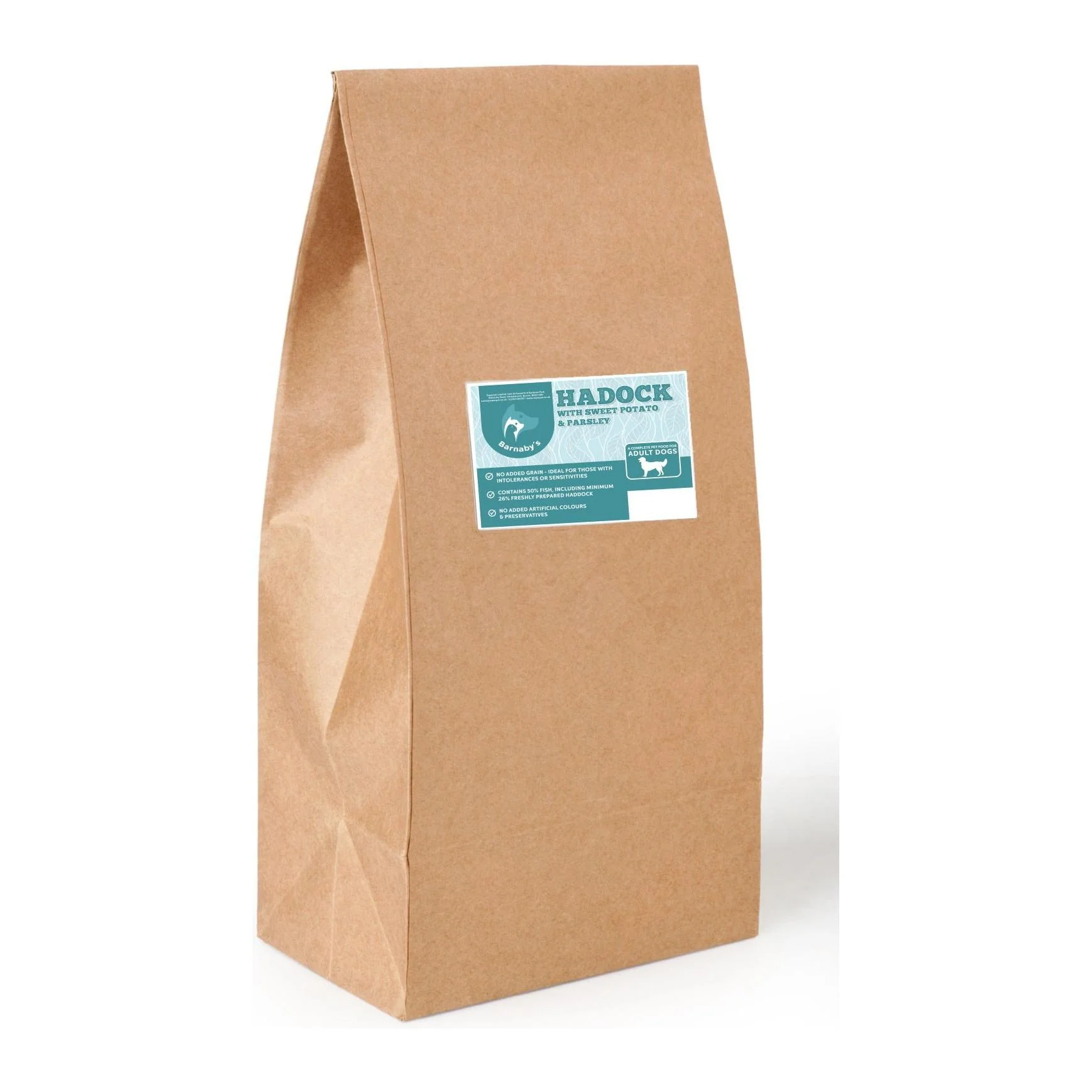 Barnaby's Working Dog Grain Free Haddock with Sweet Potato & Parsley 15kg - VAT FREE