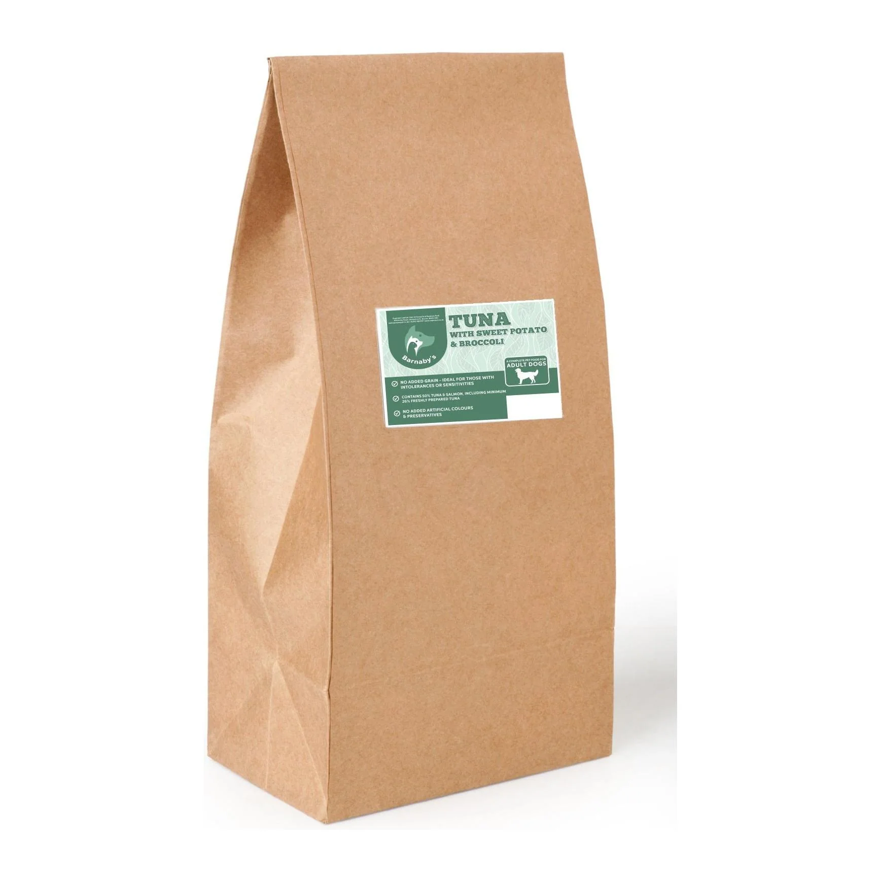 Barnaby's Working Dog Grain Free Tuna with Sweet Potato & Broccoli 15kg - VAT FREE