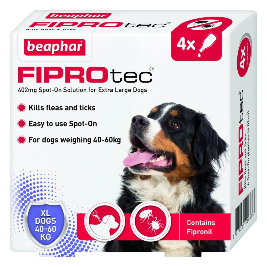 Beaphar FIPROtec Spot On Extra Large Dog 4 pipettes