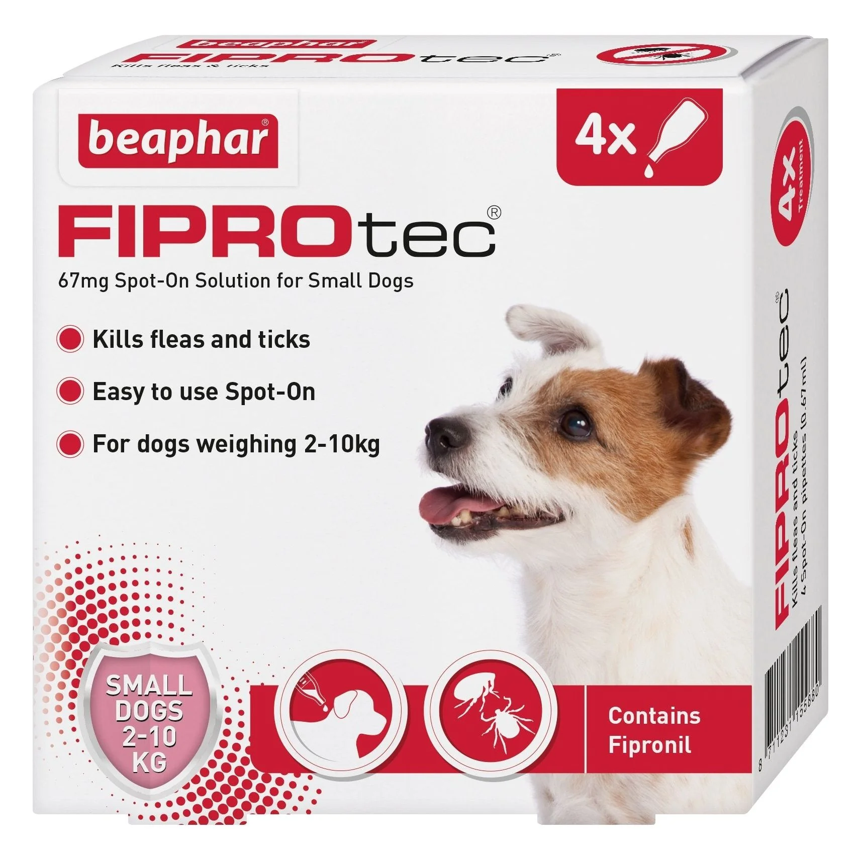 Beaphar FIPROtec Spot On Small Dog 4 pipettes