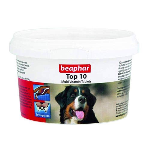 Beaphar Top 10 Vitamin Tablets for Dogs 180 tab