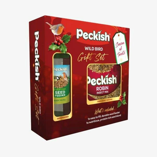 Festive Wild Bird Gift Boxes by Peckish & Gardman – Seasonal Seed & Feeder Gift Sets for Garden Birds