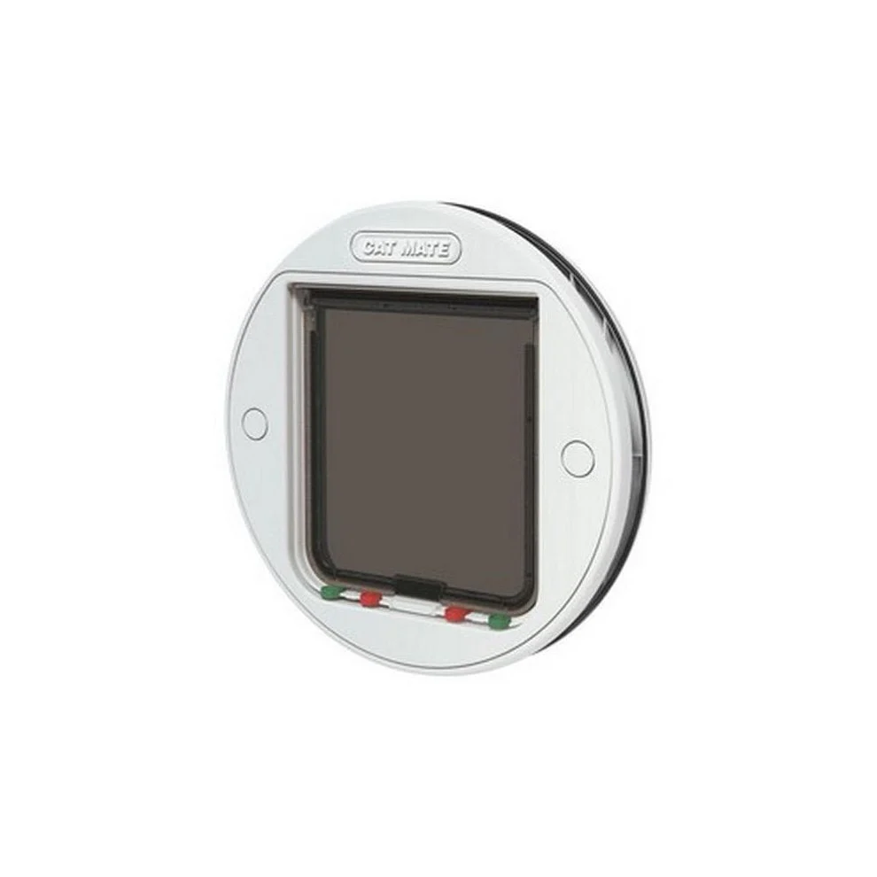 Cat Mate Large Glass Fitting Cat Flap 357W White