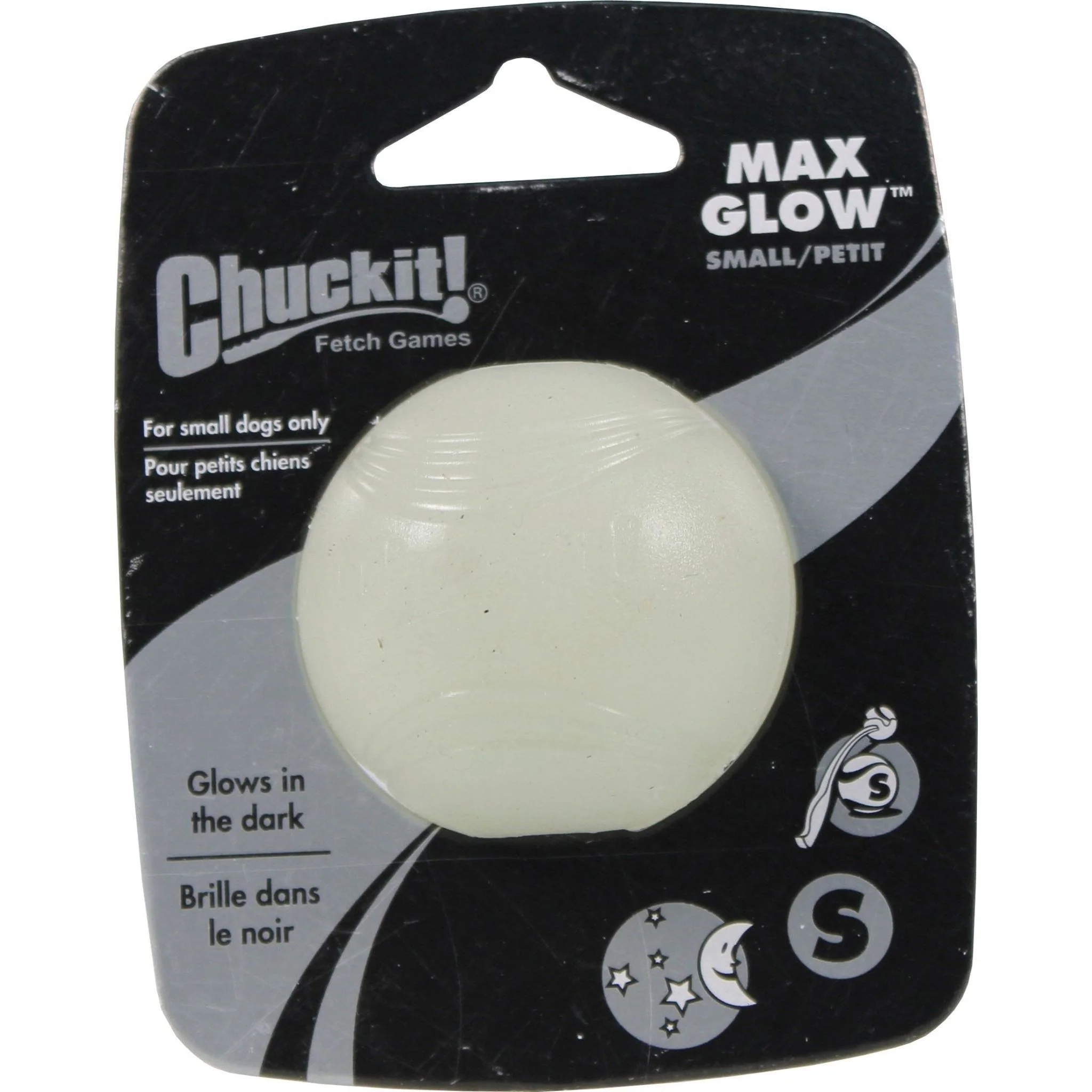 Chuckit Max Glow Ball 1 Pack Small 4.8cm