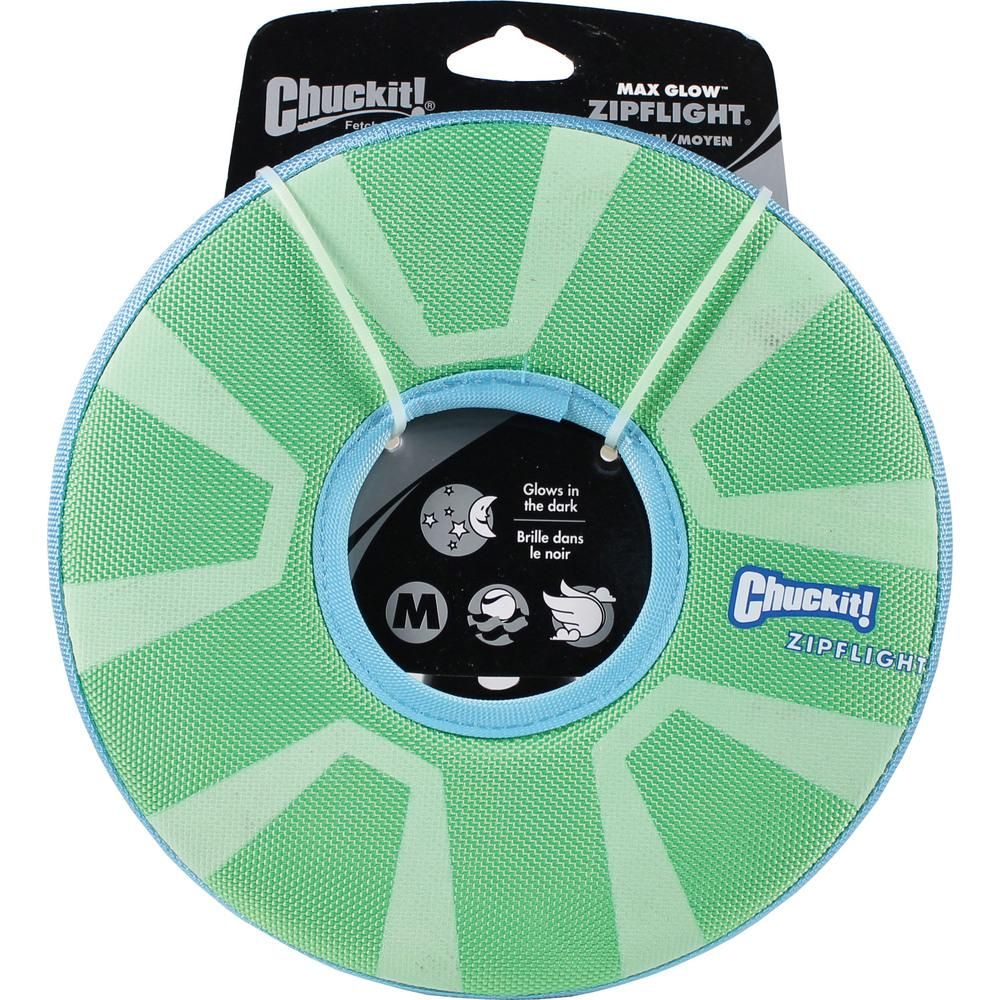 Chuckit Max Glow Zipflight Medium 21cm