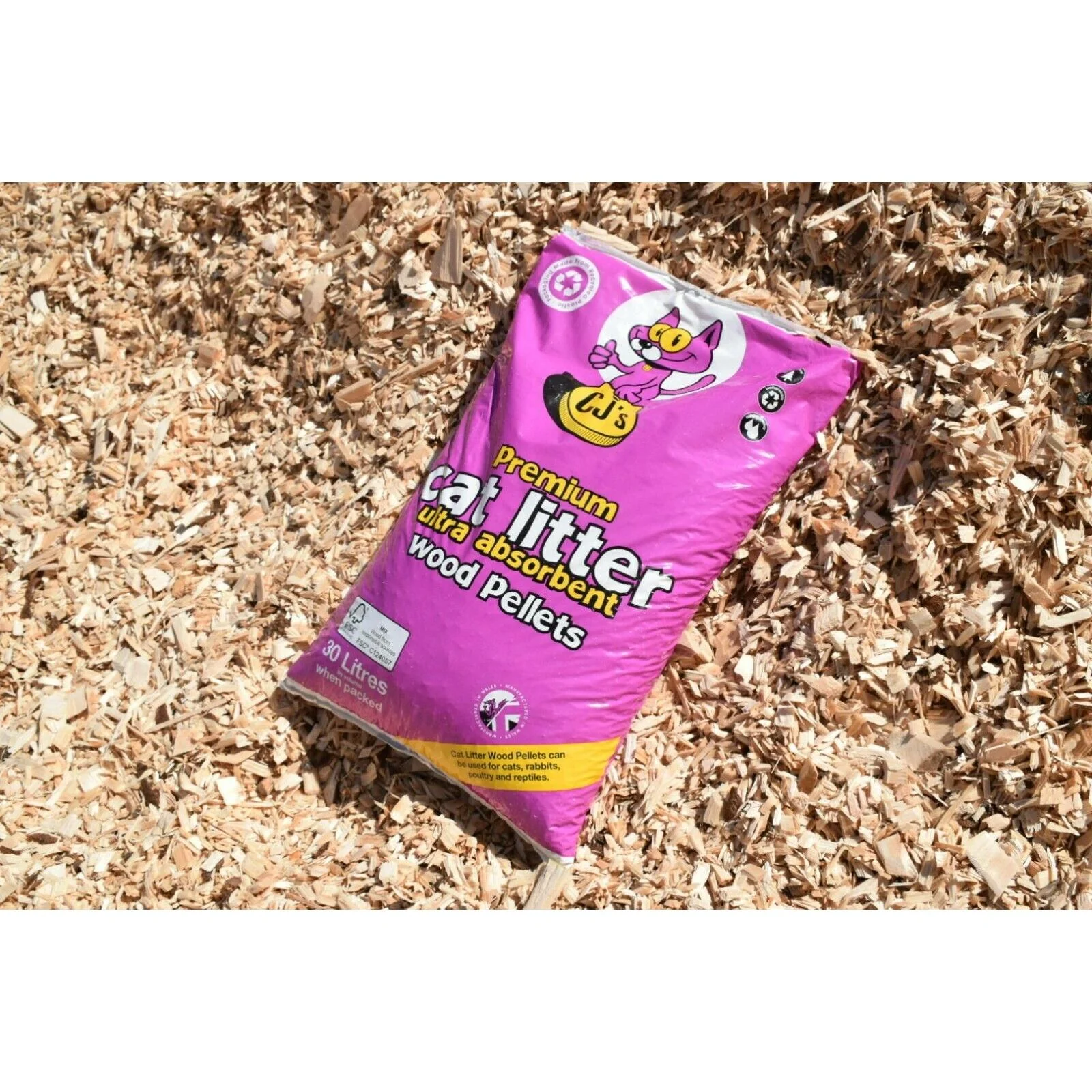 CJ’s Premium Wood Pellet Cat Litter Wood Pellet - Image 3