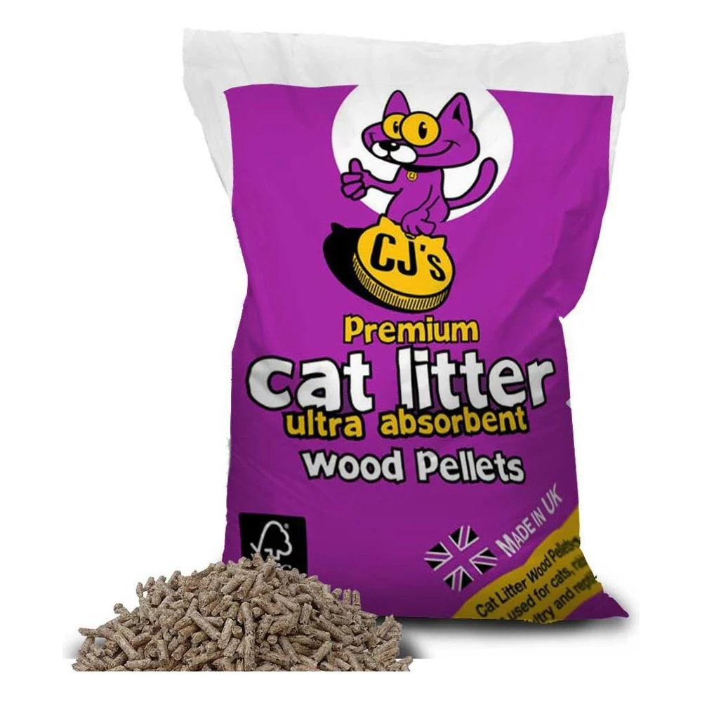 CJ’s Premium Wood Pellet Cat Litter Wood Pellet - Image 4