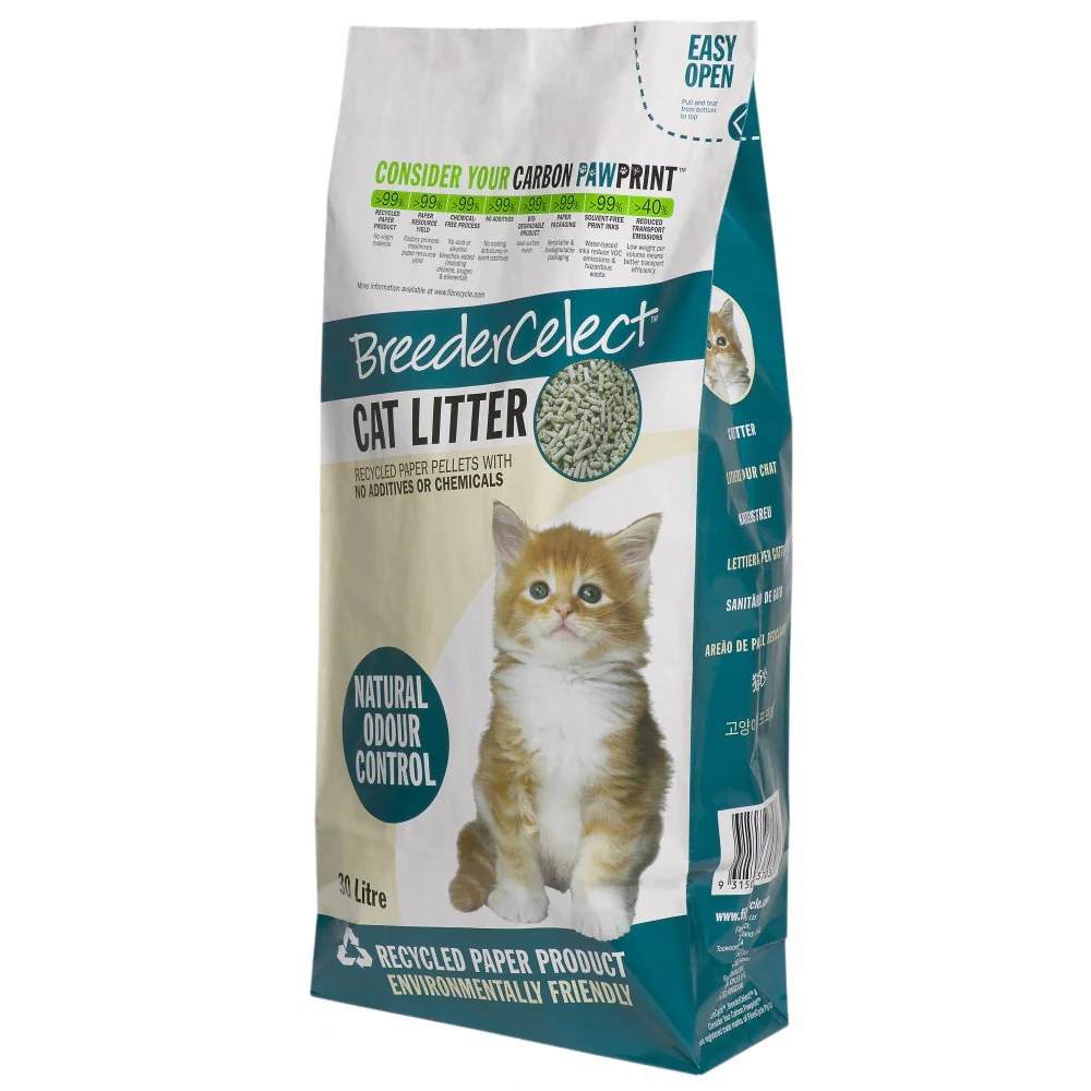 Fibre Cycle BreederCelect Cat Litter 25L - Image 2