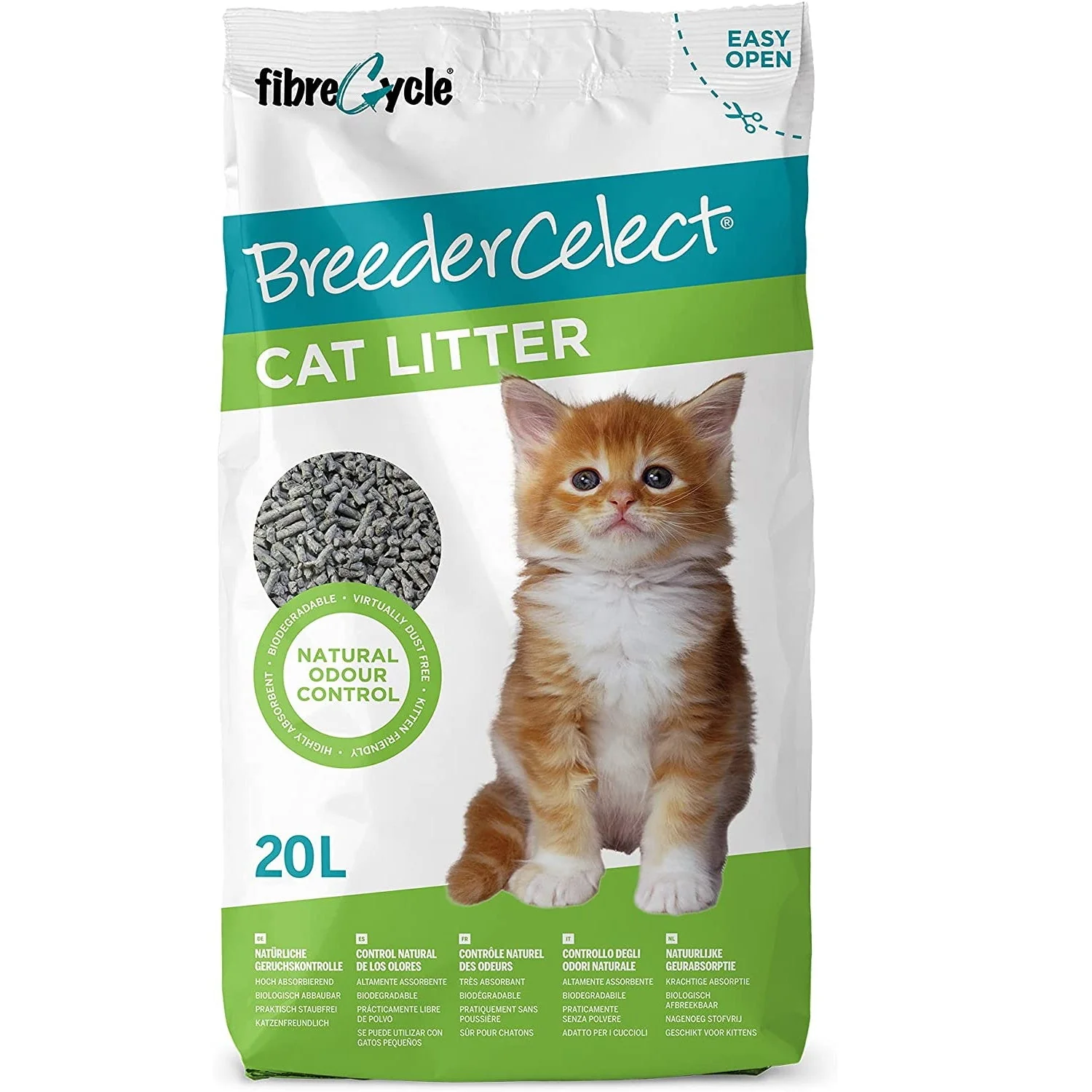 Fibre Cycle BreederCelect Cat Litter 20L