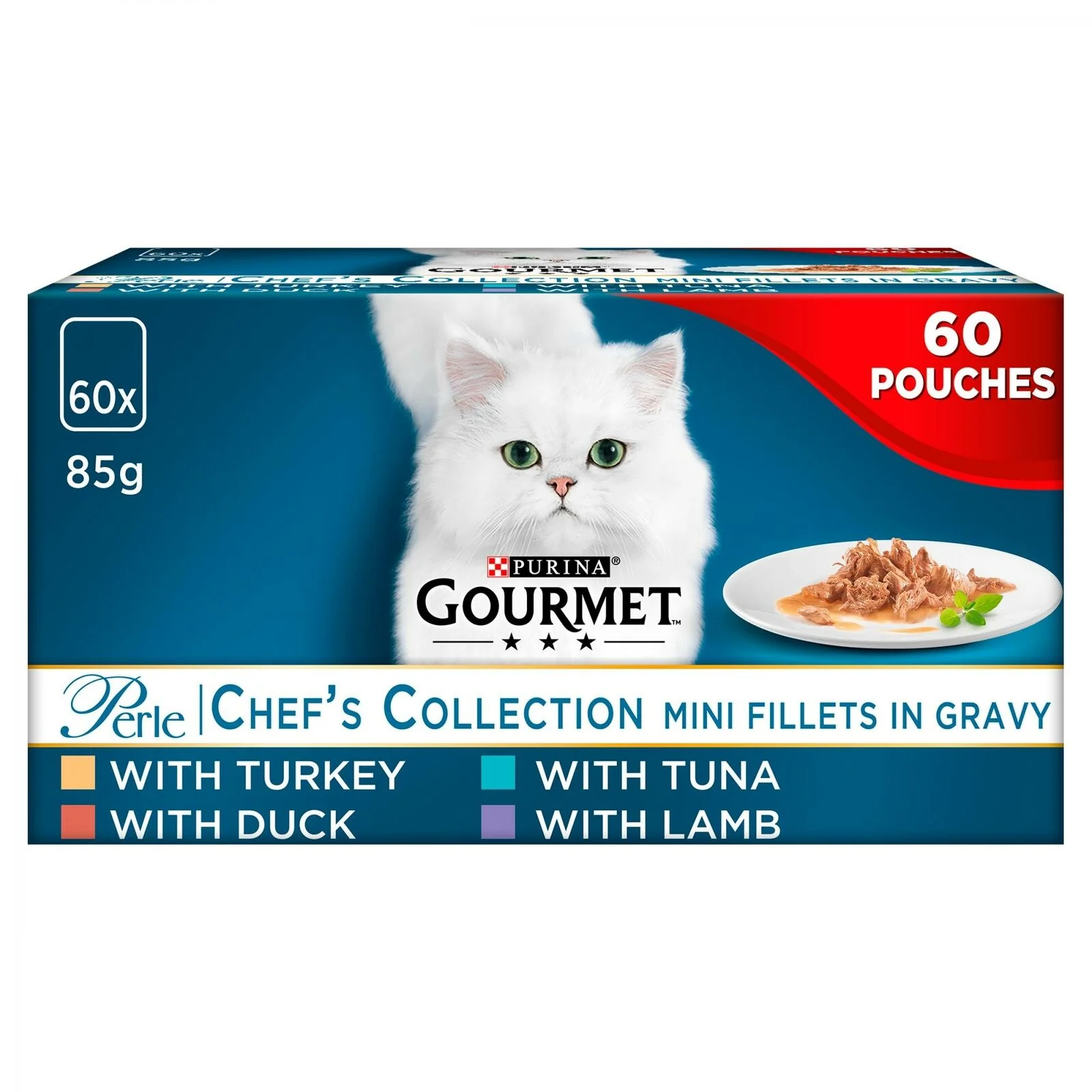 Gourmet Perle Collection In Gravy 60 x 85g - Image 2
