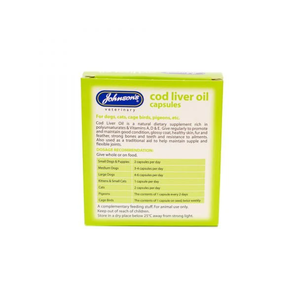 Johnsons Cod Liver Oil Capsules, Pack of 170 - Image 2
