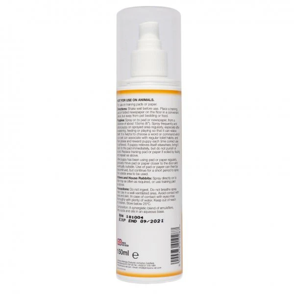 Johnsons Puppy & Kitten Trainer 150ml Pump Spray - Image 2