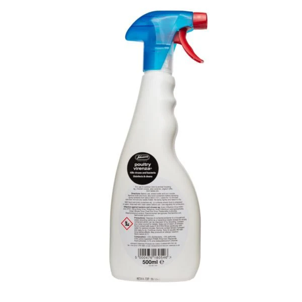 Johnsons Virenza Poultry Disinfectant 500ml - Image 2