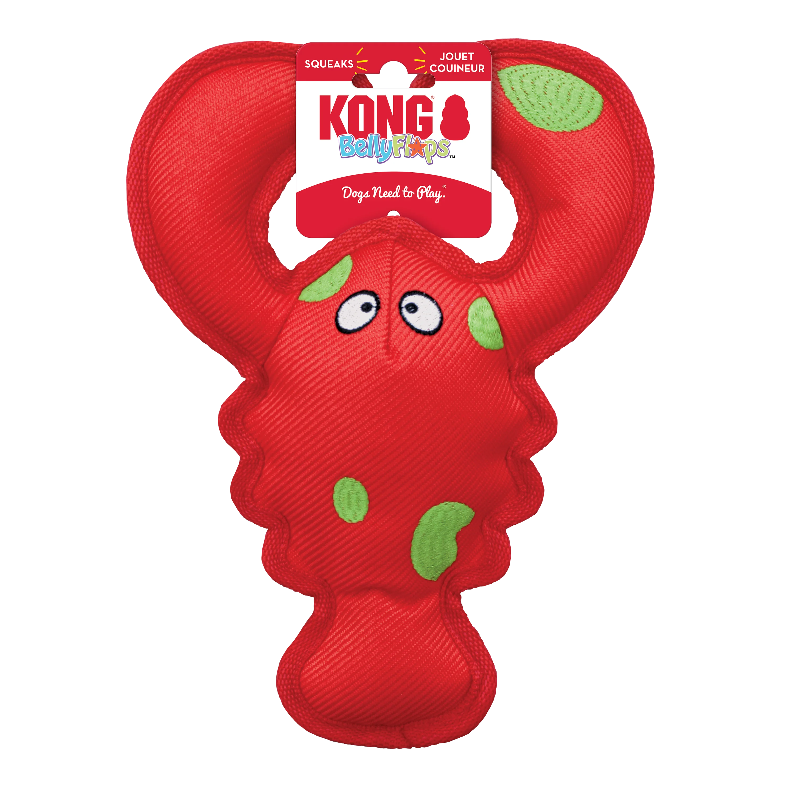 KONG Belly Flops Lobster Medium