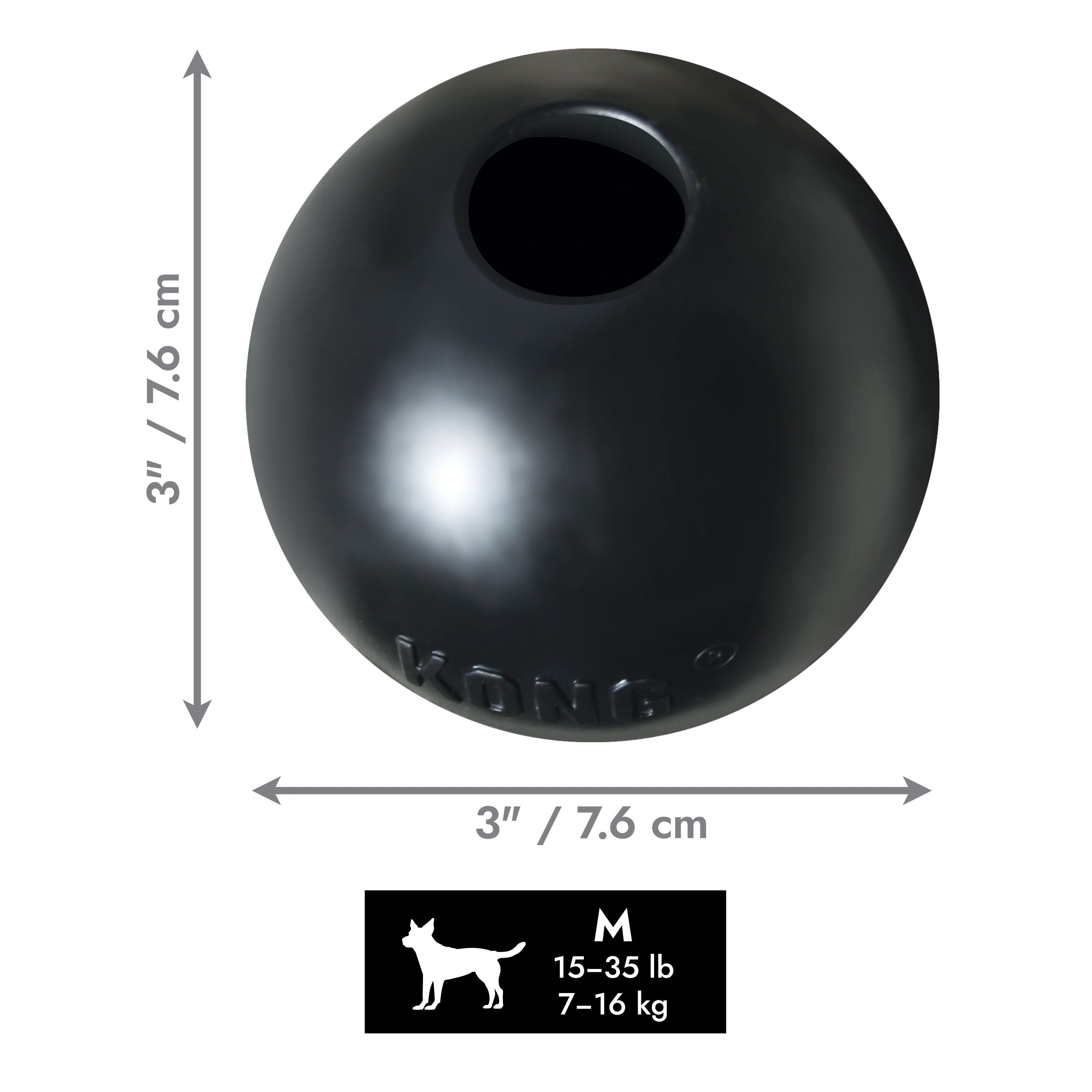 KONG Extreme Ball Medium/Large - Image 2