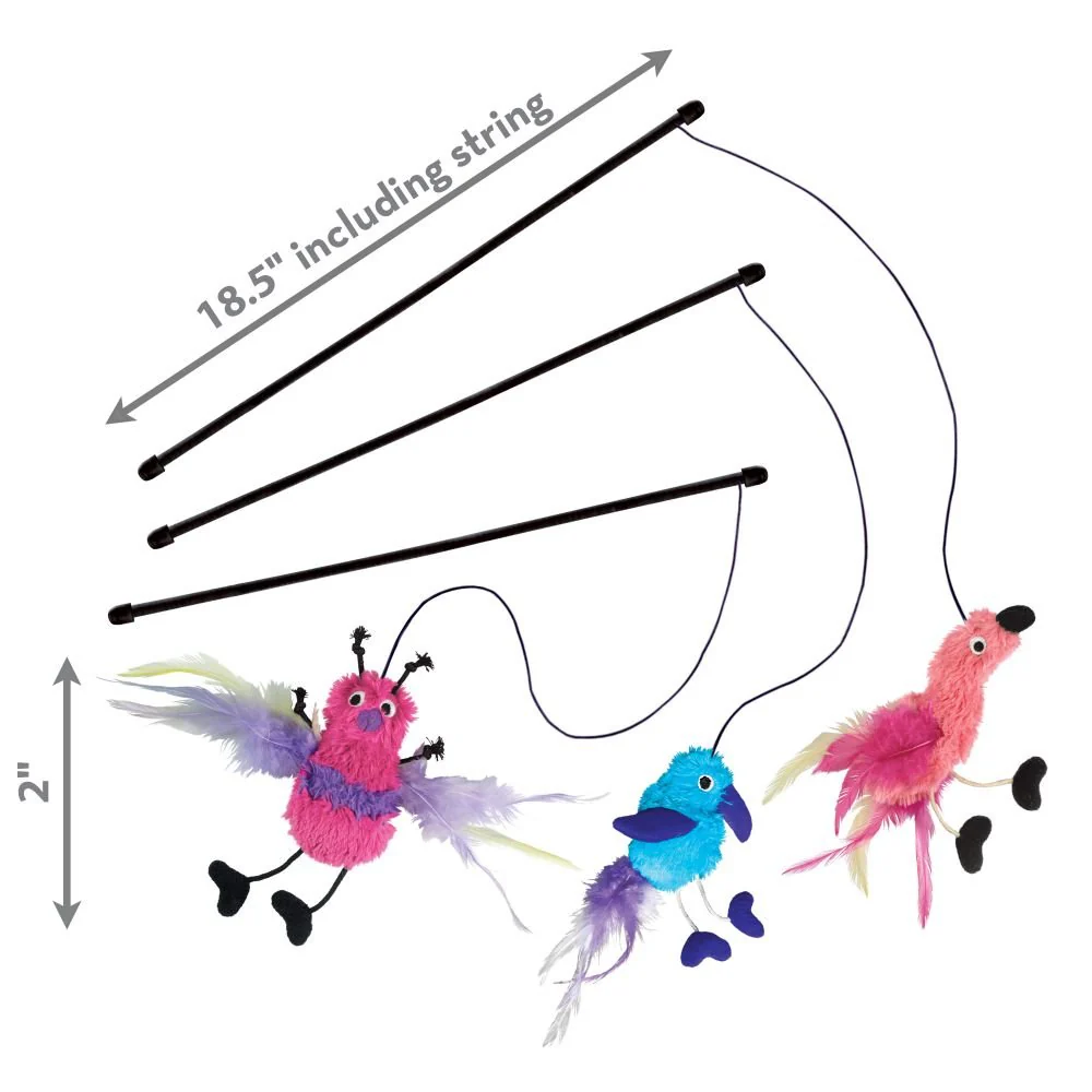 KONG Cat Teaser Feather Assorted - Image 3