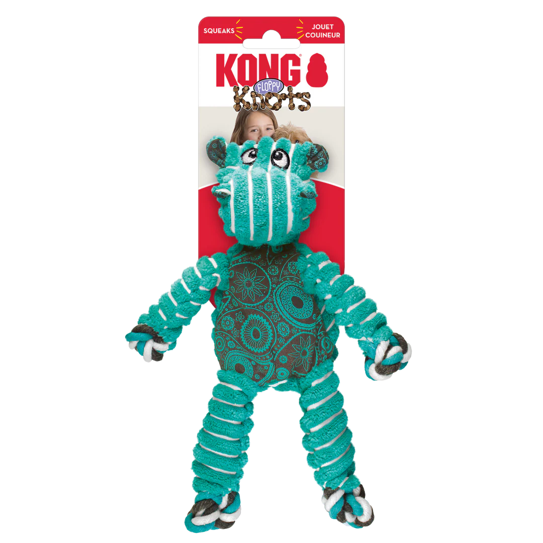 KONG Floppy Knots Hippo Medium/Large