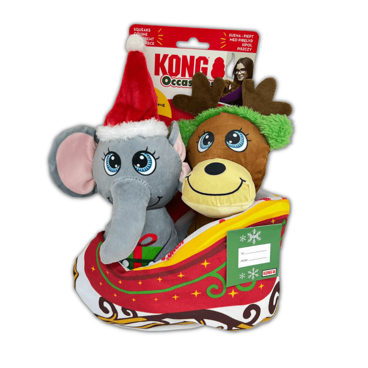 KONG Holiday Occasions Sleigh Medium
