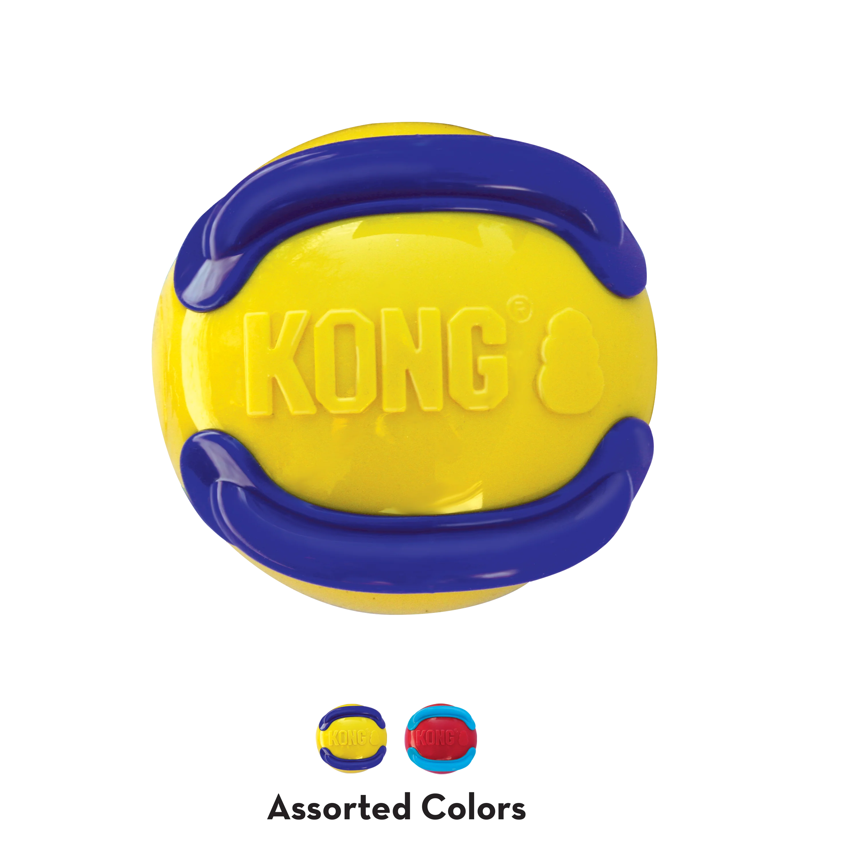 KONG Jaxx Brights Ball Assorted Medium - Image 2