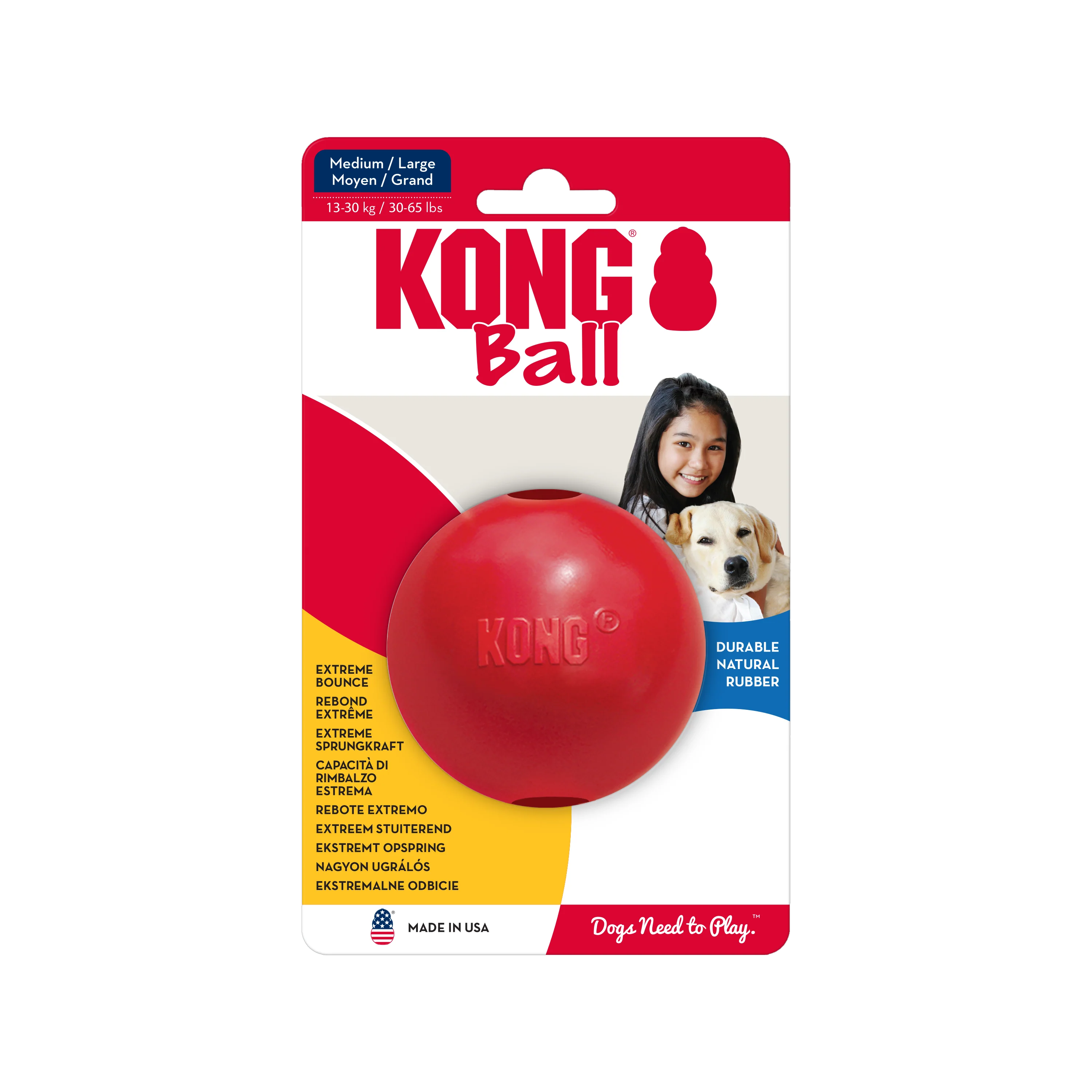 KONG Ball With Hole Medium/Large
