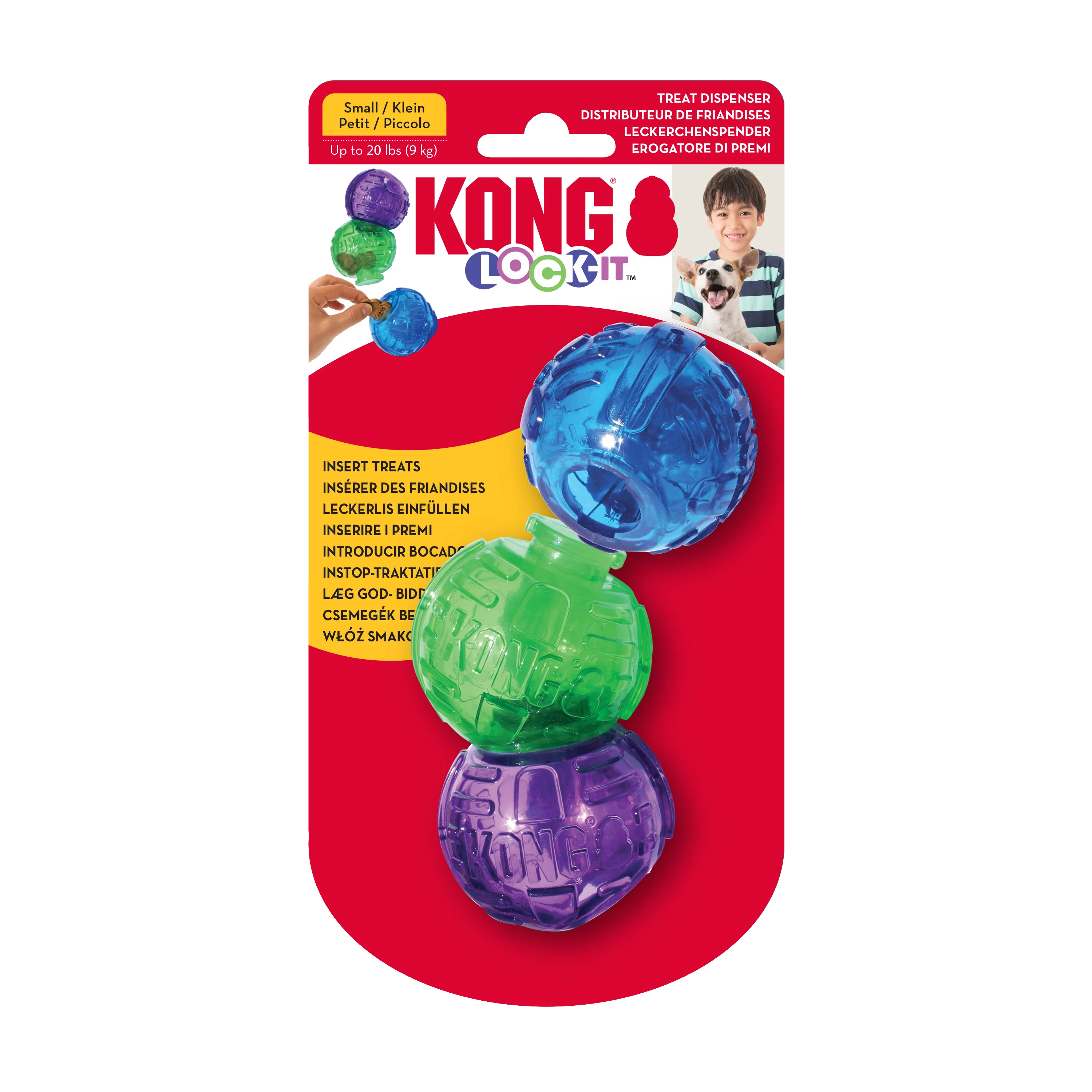 KONG Lock-It 3-Pack Small