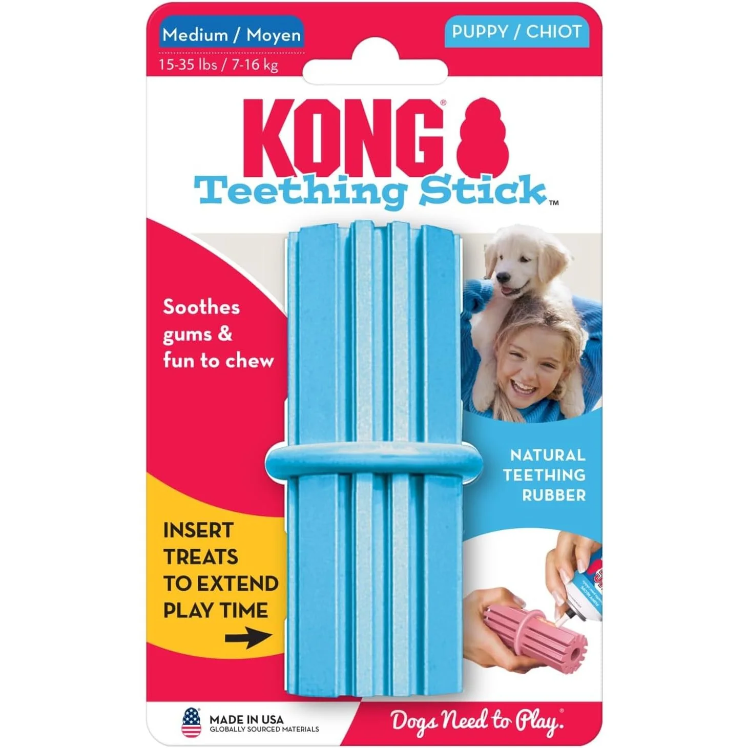 KONG Puppy Teething Stick Medium