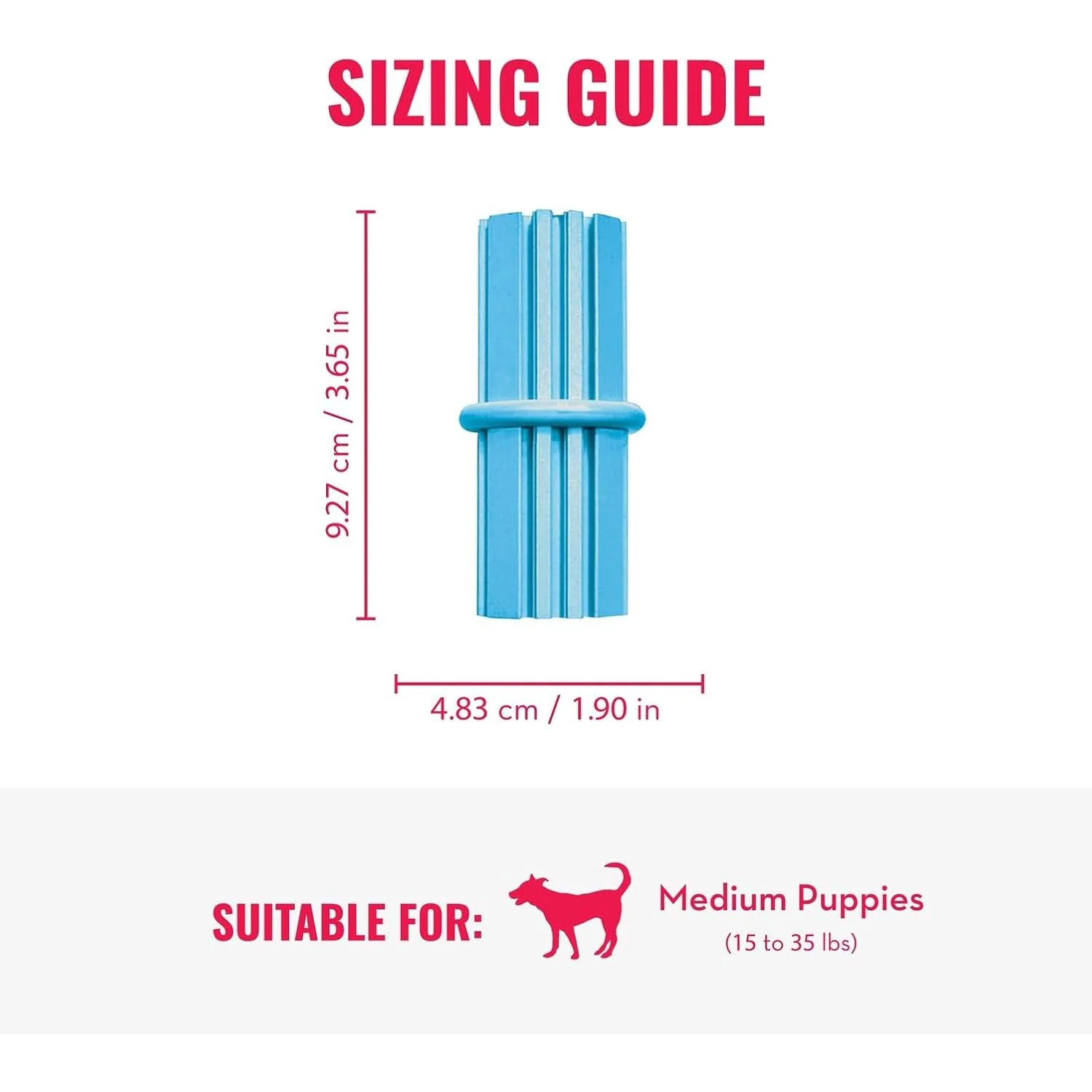 KONG Puppy Teething Stick Medium - Image 2
