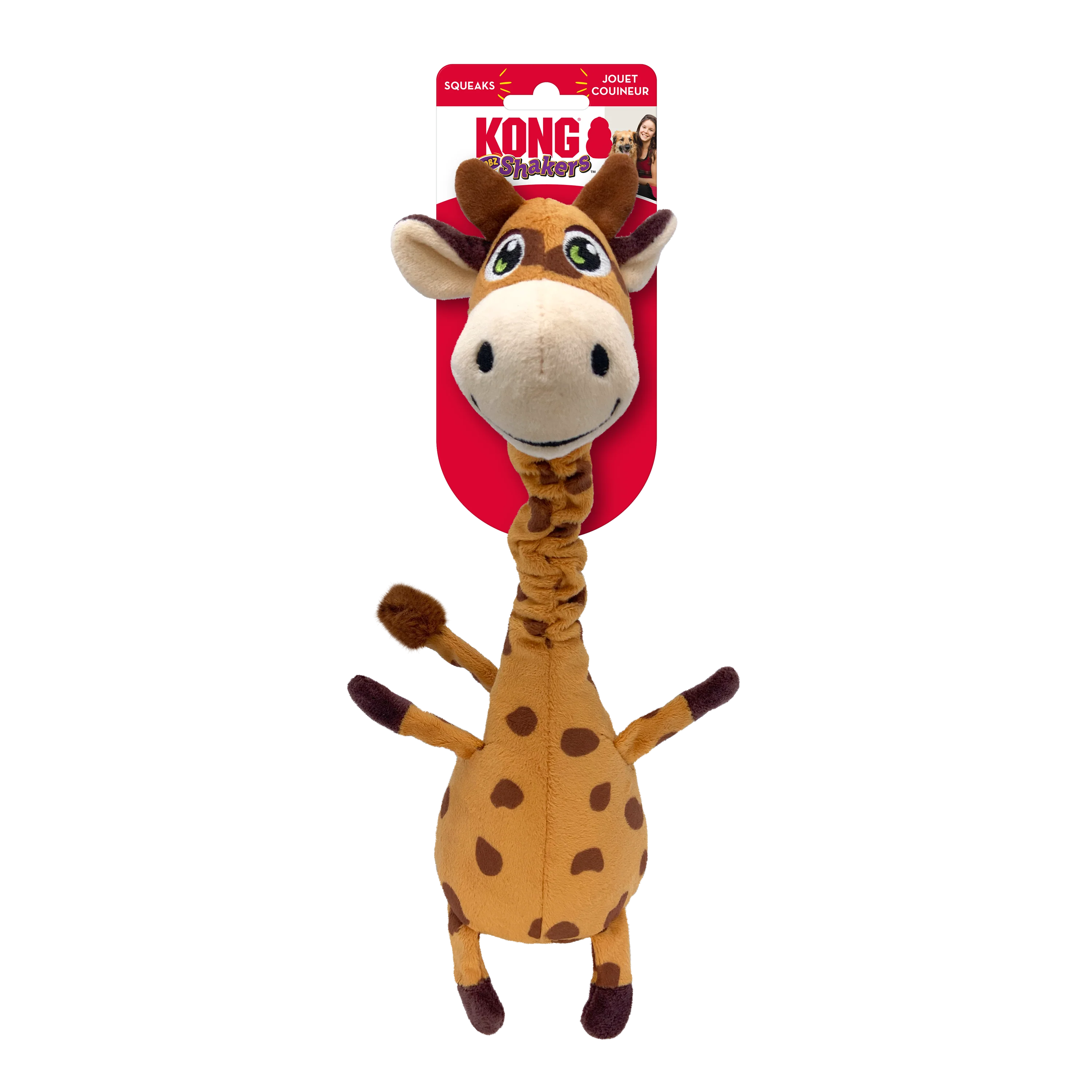 KONG Shakers Bobz Giraffe Medium