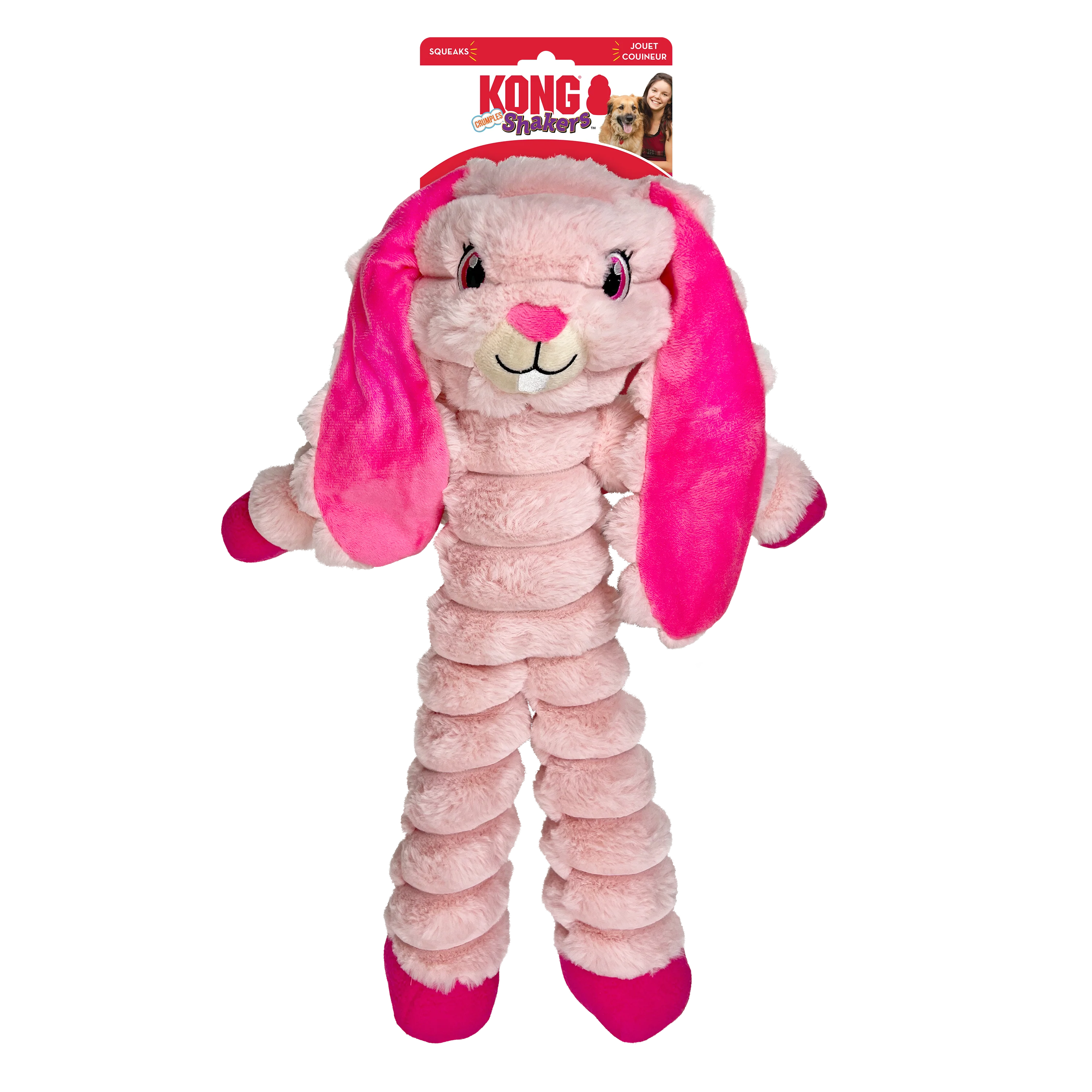 KONG Shakers™ Crumples Bunny X Large