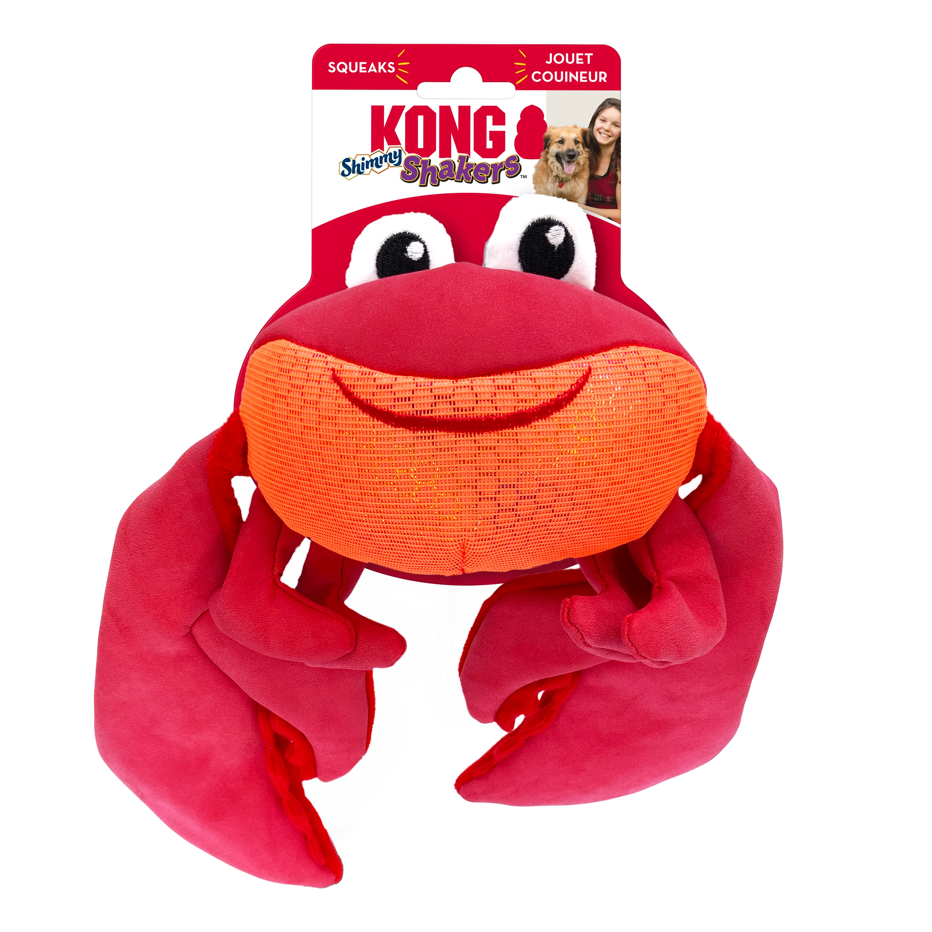 KONG Shakers Shimmy Crab Medium