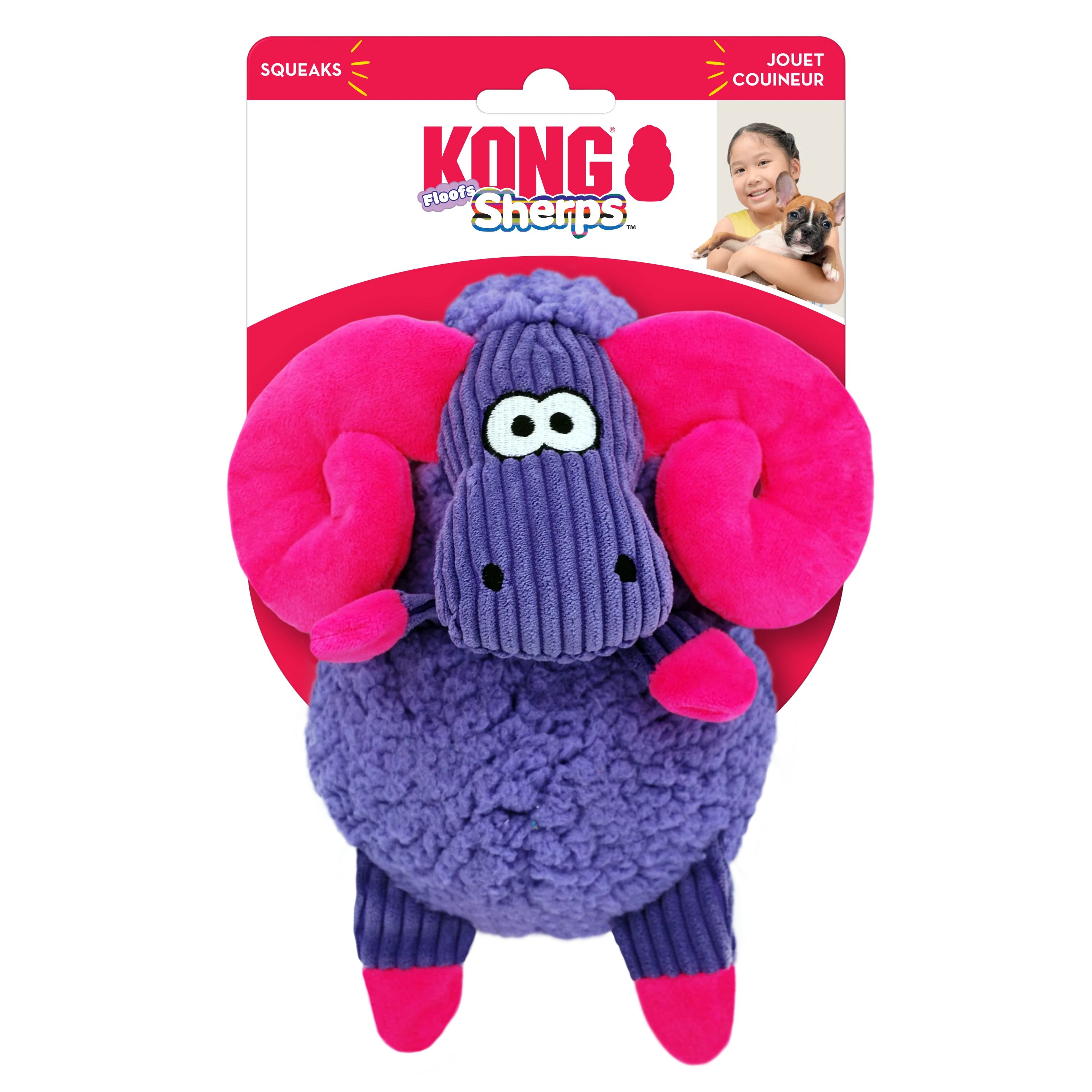 KONG Sherps Floofs Big Horn Medium