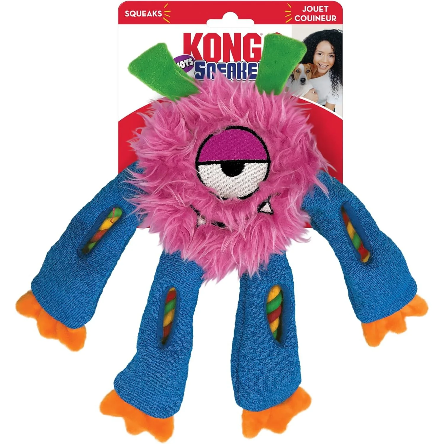 KONG Sneakerz Knots Assorted Medium