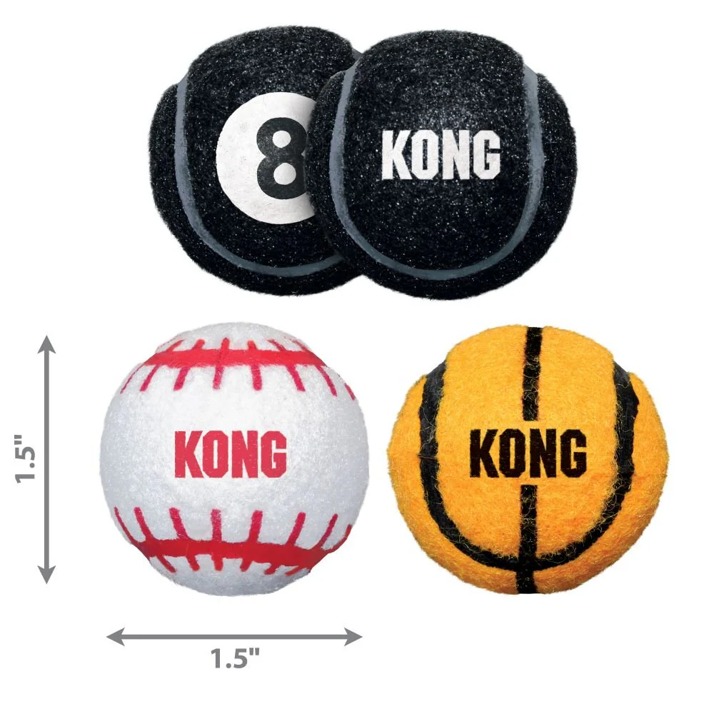 KONG Sport Balls Assorted X Small (3-Pack) - Image 2