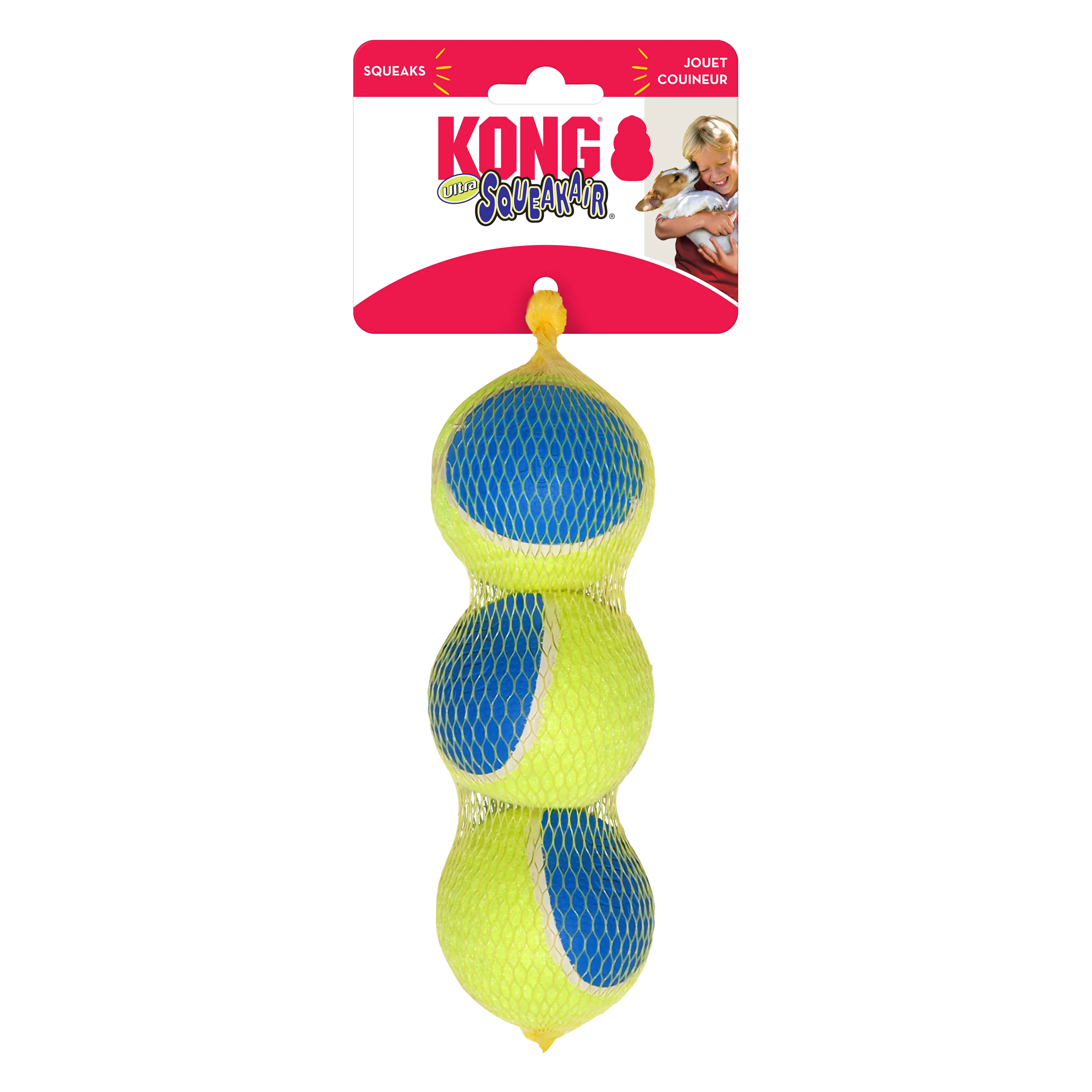KONG SqueakAir Ultra Balls Medium (3-Pack)