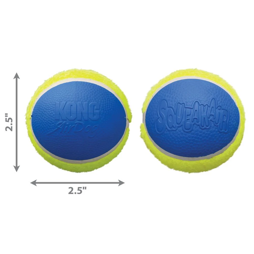 KONG SqueakAir Ultra Balls Medium (3-Pack) - Image 2