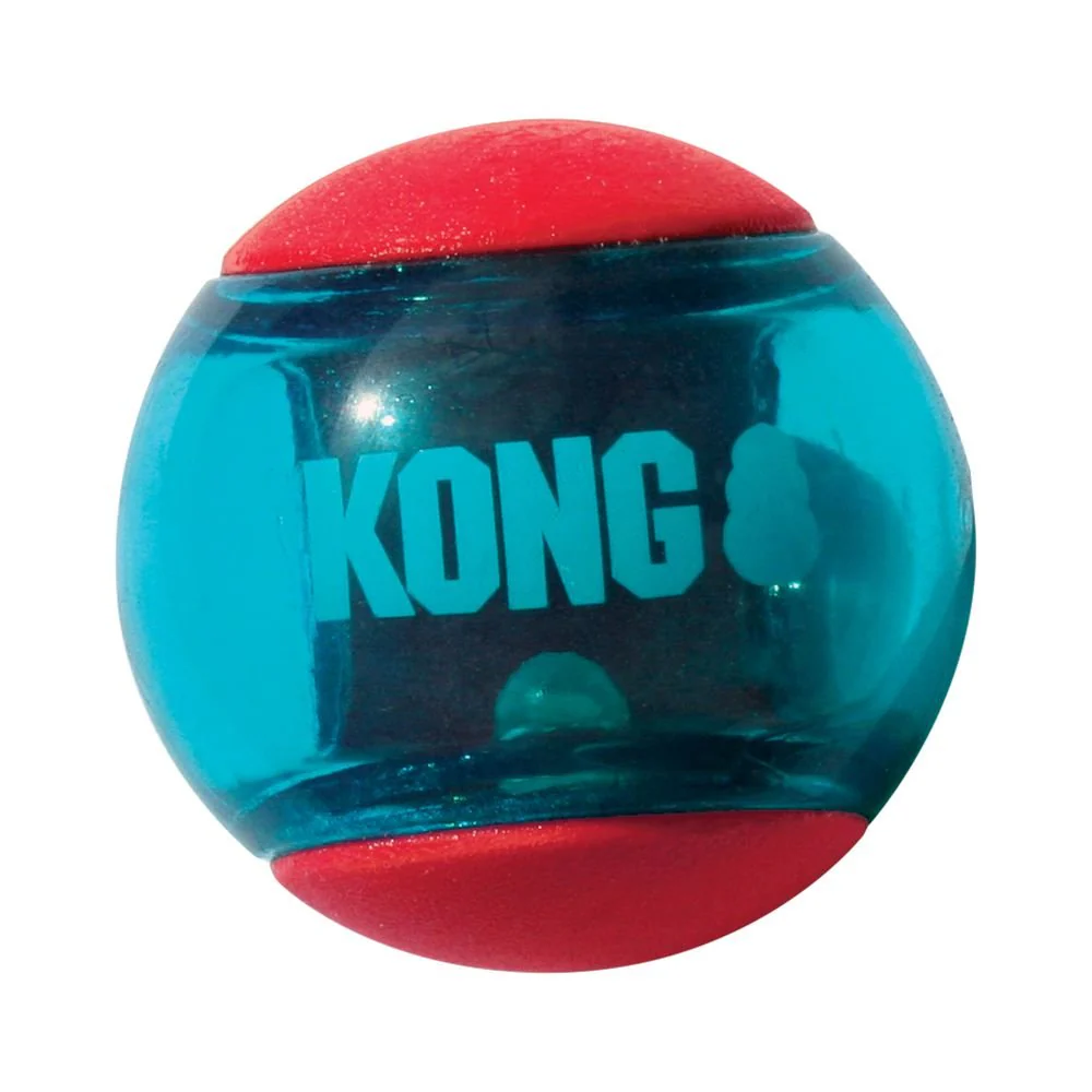 KONG Squeezz Action Ball Red Medium - Image 2