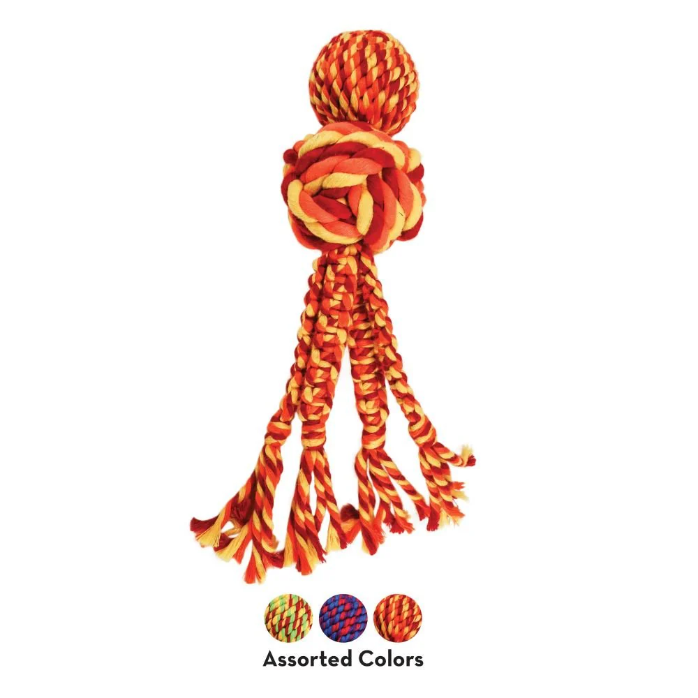 KONG Wubba Weaves With Rope Assorted Small - Image 3
