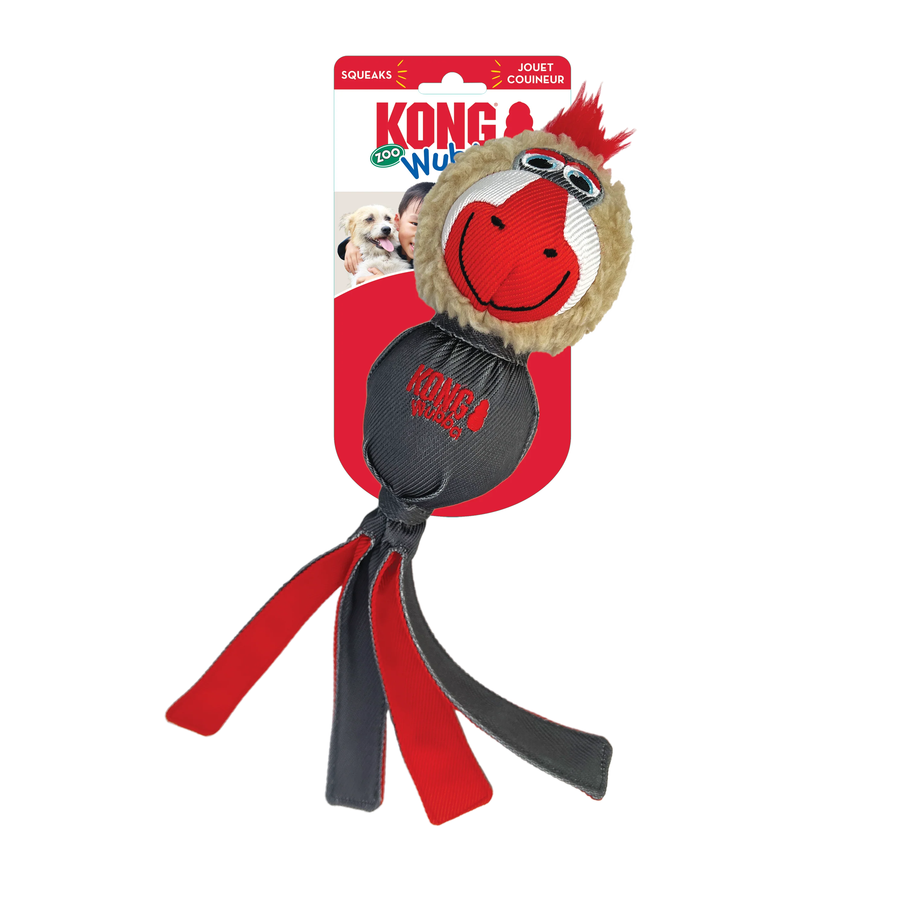 KONG Wubba™ Zoo Mandrill Large