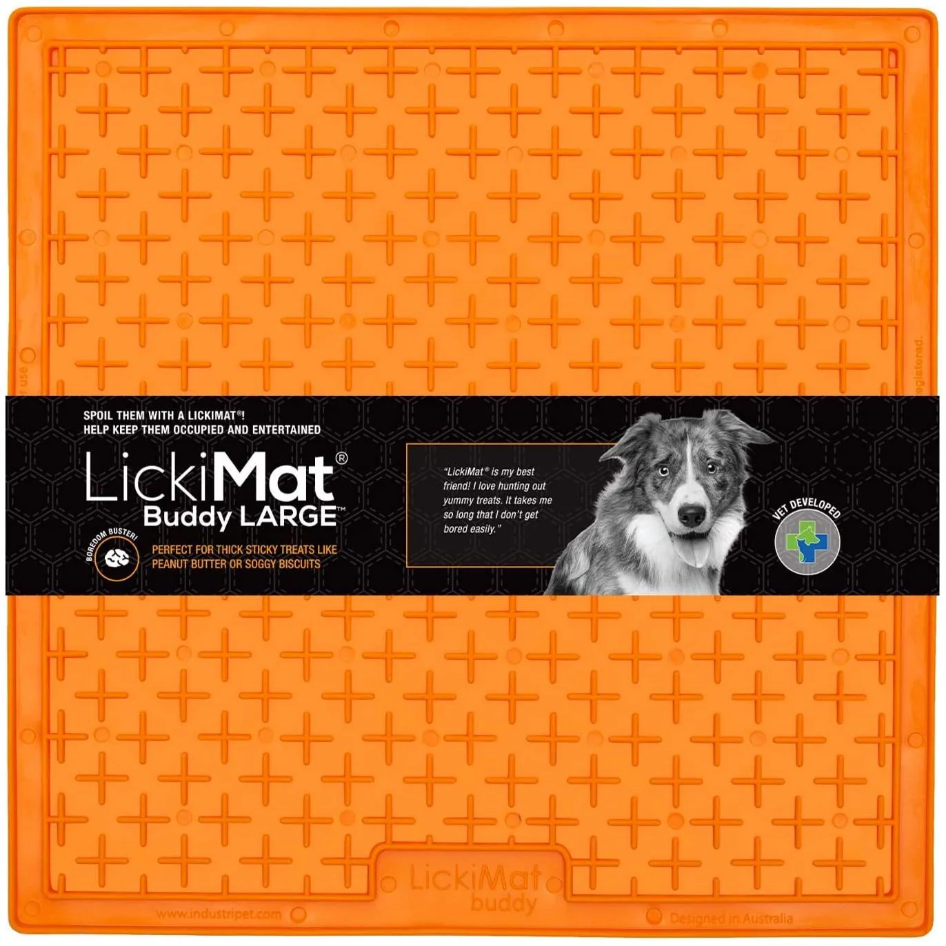 LickiMat Buddy for Dogs Orange Large