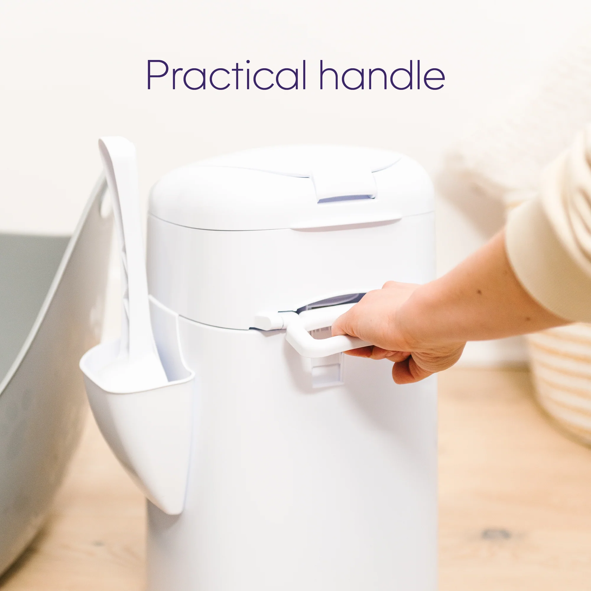Litter Locker By Litter Genie Original Cat Waste Disposal Bin With 1 Octagonal Refill - Image 10