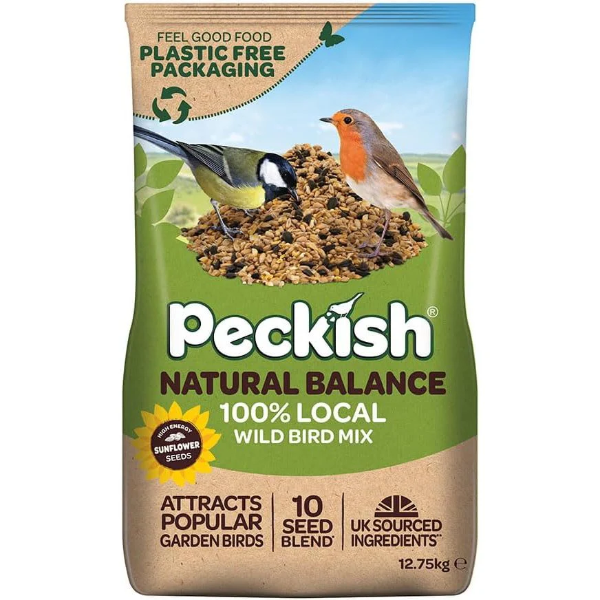 Peckish 60051209 Natural Balance Seed Mix for Wild Birds, 12.75 kg, Gold