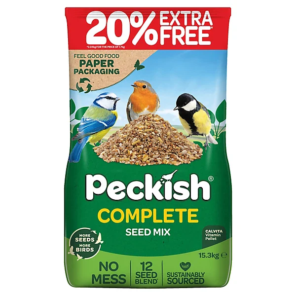 Peckish Complete Seed & Nut Mix 12.75kg + 20% FREE