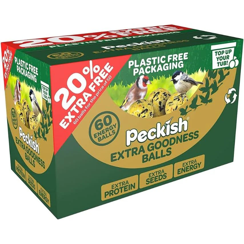 Peckish Extra Goodness Energy Balls 50 Box plus 20% Extra Free, Green, 1 Count (Pack of 1) - Image 3
