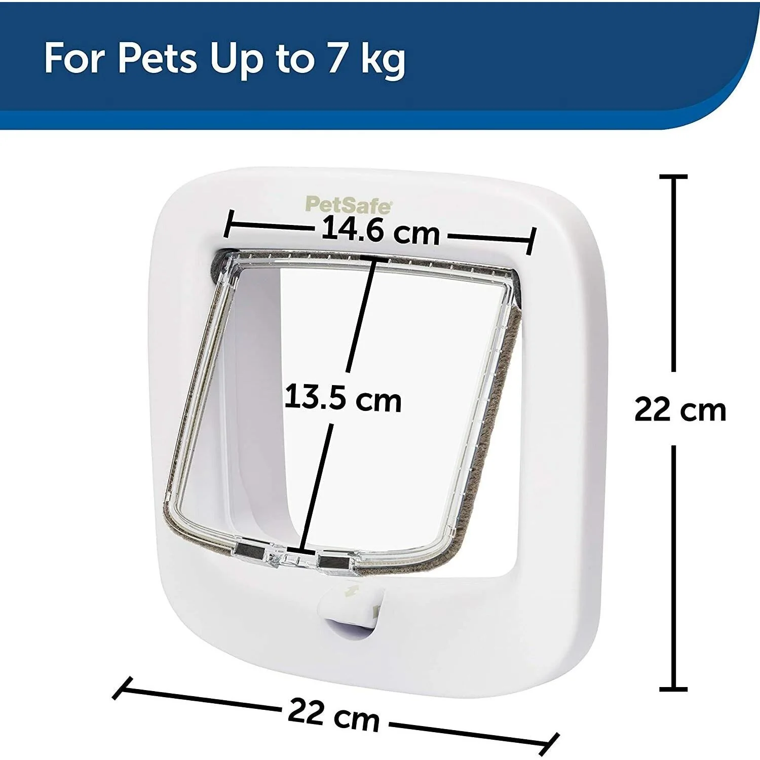 Petsafe-Manual-Locking-Cat-Flap---White - Image 2