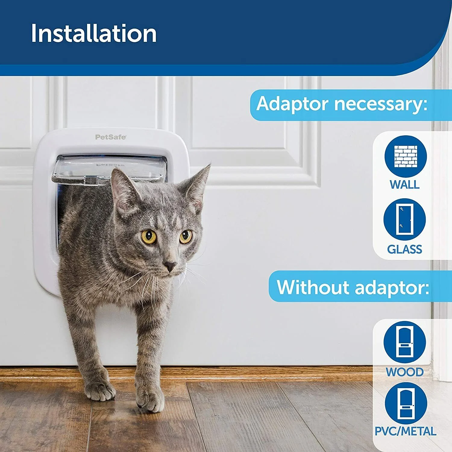 Petsafe-Manual-Locking-Cat-Flap---White - Image 3