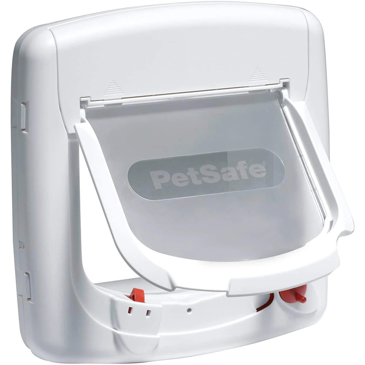 PetSafe Staywell Magnetic 4 Way Locking Deluxe Cat Flap (White)